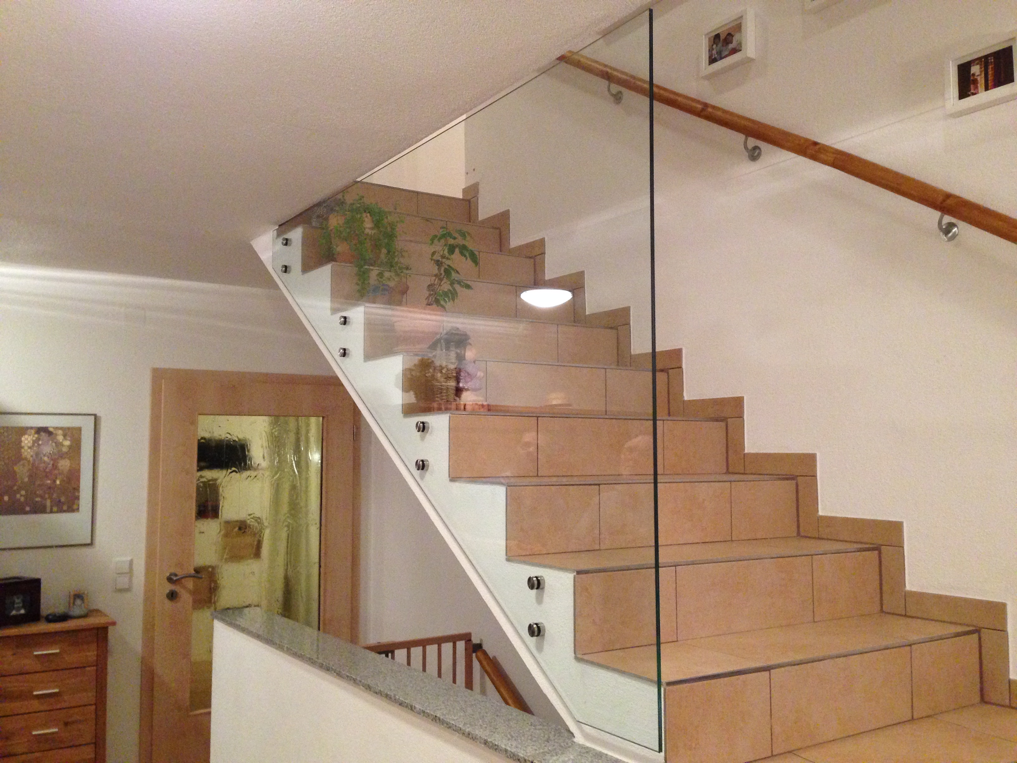 Treppengeländer aus Glas